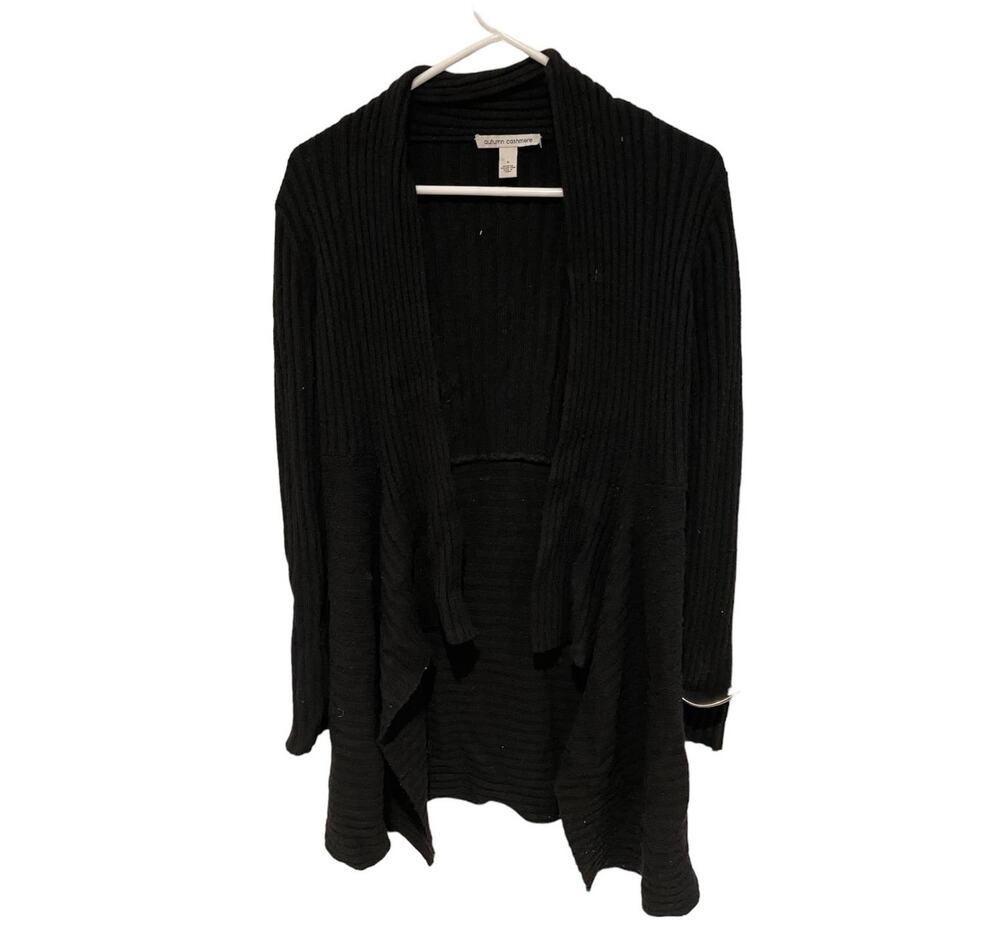 Autumn Cashmere black cardigan size small